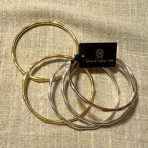 House of Harlow 1960 set of 5 bangle bracelets